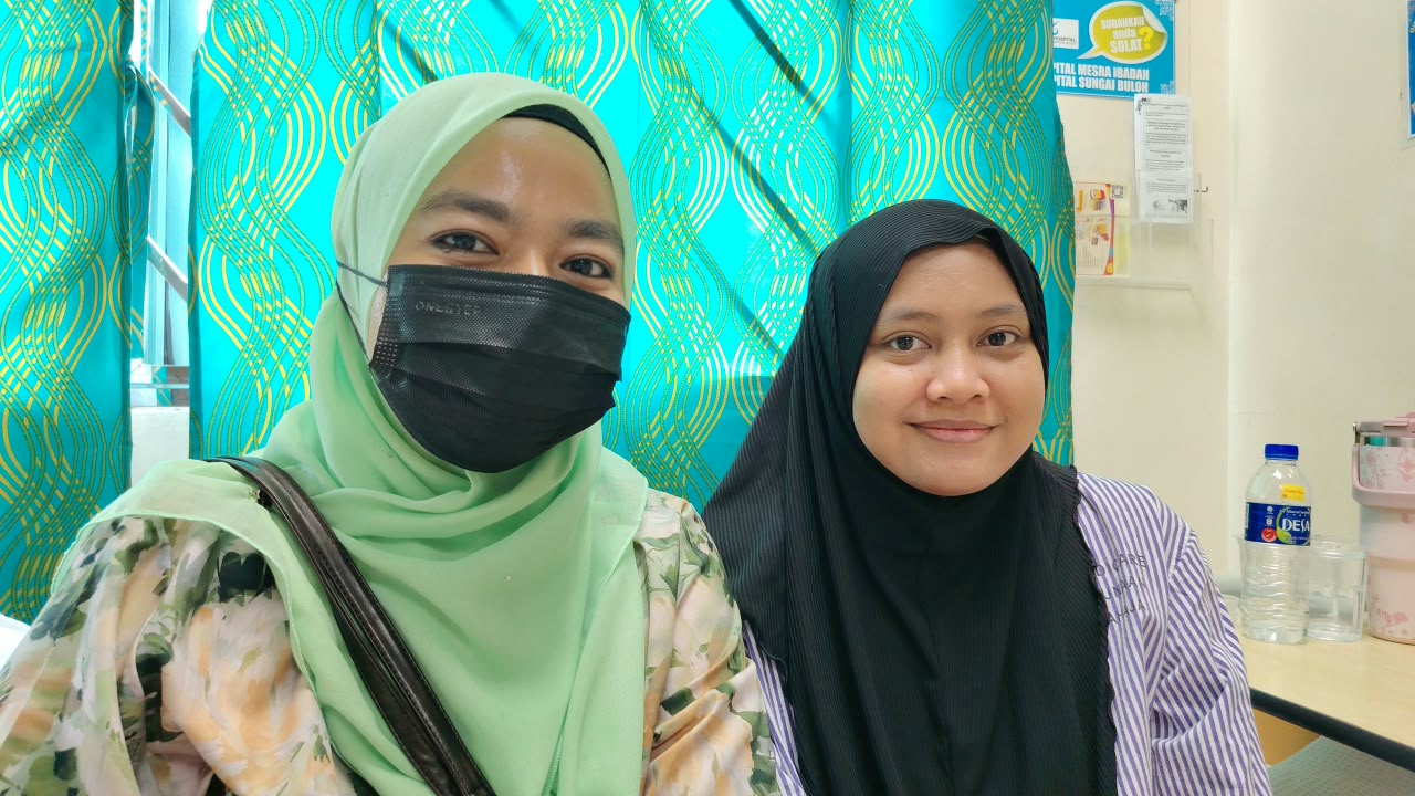 Gambar Ziarah Afifah di Hospital Sungai Buloh