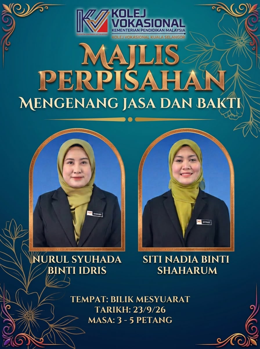 Gambar Majlis Perpisahan Pensyarah dan Staf